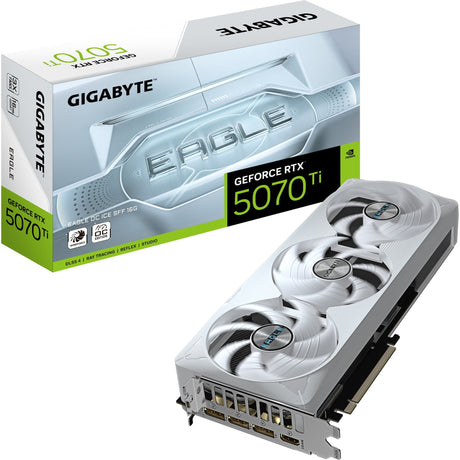 Karta graficzna Gigabyte GeForce RTX 5070 Ti Eagle OC Ice SFF 16G (3x Display Port, 1x HDMI)