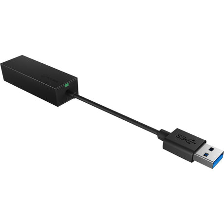 Icy box ib-ac501a, adapter USB 3.0 > RJ-45 (czarny)