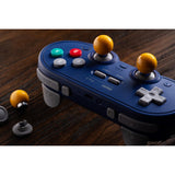 Gamepad Bluetooth 8bitdo pro 3 (fioletowo-biały, przełącznik 1 2, PC, Android, 2,4 GHz Bluetooth USB)