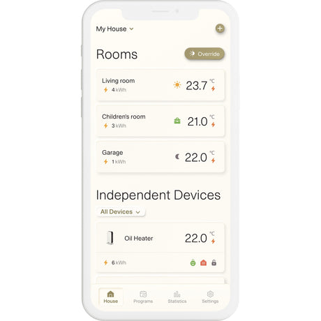 Grzejnik konwektorowy Mill Wi-Fi co1500maxwifi3 (biały czarny, 1500 watów, Wi-Fi + kontrola aplikacji)