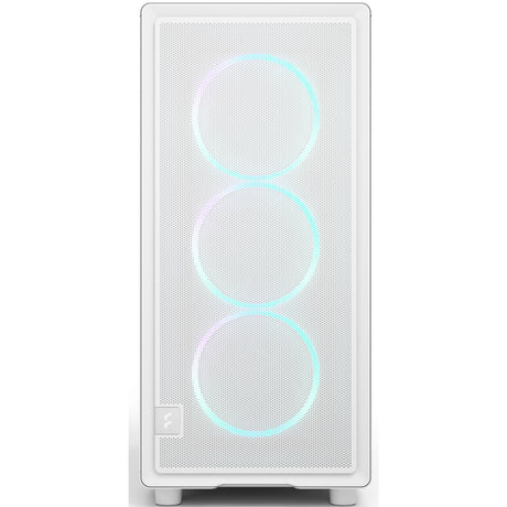 Obudowa midi tower z epoki rgb fractal design (biała | 2x usb-a | 1x usb-c | rgb | szkło hartowane)