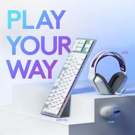 Bezprzewodowa mysz do gier Logitech G305 Lightspeed (biała, 200–12 000 dpi)