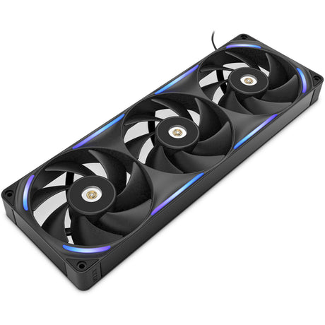 Wentylatory Nzxt f360x RGB (czarne, 3 sztuki, 360 x 120 x 30 mm, pwm)