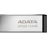 Pendrive Adata ur350 64 GB (nikiel czarny, USB-A 3.2 gen 1 (5 GBit s))