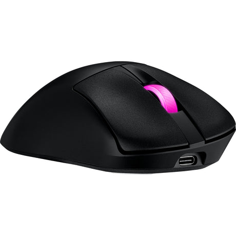 Mysz do gier Asus Rog Keris II Origin (czarna, 42 000 DPI, RGB, USB, 2,4 GHz, Bluetooth)