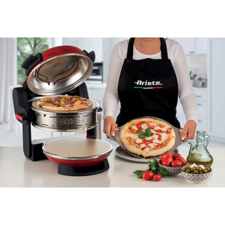 Podwójny piec do pizzy Ariete 0927 00 (czerwony)
