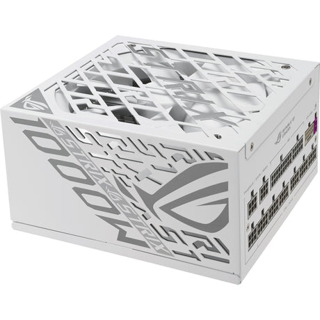 Modułowy zasilacz Asus rog strix platinum white Edition o mocy 1000 W (biały, 1x 12 V-2x6, 4x pcie)