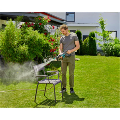 Gardena aquaclean 24 18 v p4a solo myjka ciśnieniowa (szary turkus, 14800-55, bateria nie jest dołączona)