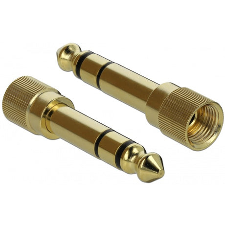 Delock kabel przedłużający z wtykiem stereo jack 3,5 mm 3-pin, męski > żeński (czarny, 1 metr)