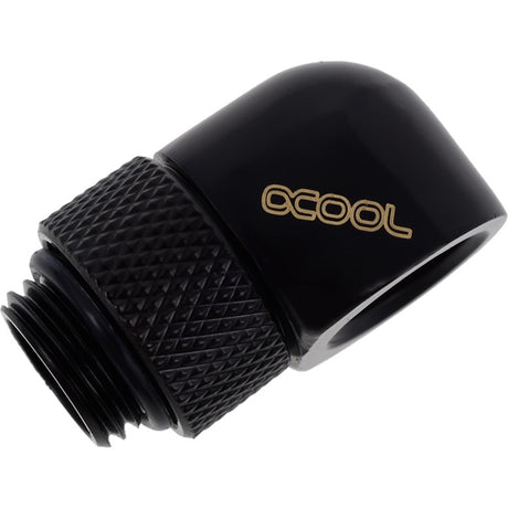 Złącze Alphacool eiszapfen l obrotowe połączenie g1 4 ag do g1 4 ig (czarne)