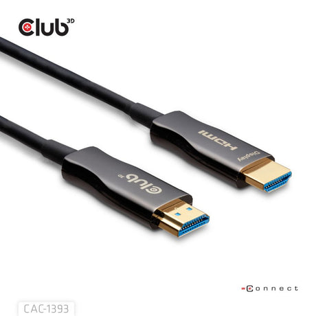 Kabel hybrydowy Club 3D HDMI AOC 8K60 Hz 4K120 Hz 50 m (czarny)