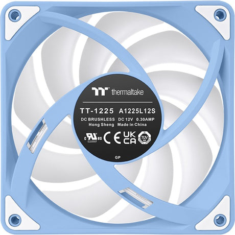 Thermaltake ct120 ex Reverse argb Sync wentylator chłodzący do komputera hortensja niebieska (zestaw 3 wentylatorów) wentylatory do obudowy (jasnoniebieski, 3 sztuki, 120 x 120 x 25 mm, pwm)