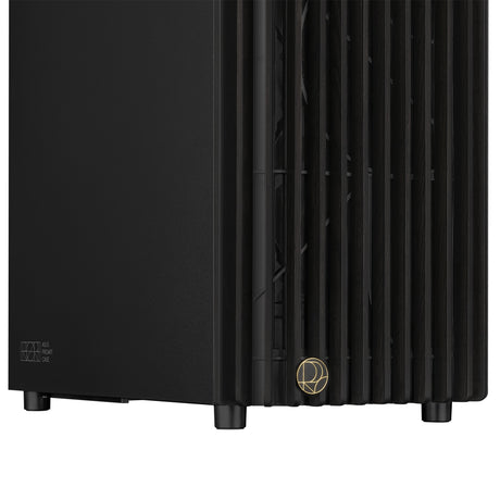 Asus proart pa401 wood Edition - obudowa midi tower z metalowym panelem (czarna | 2x USB-A | 1x USB-C)
