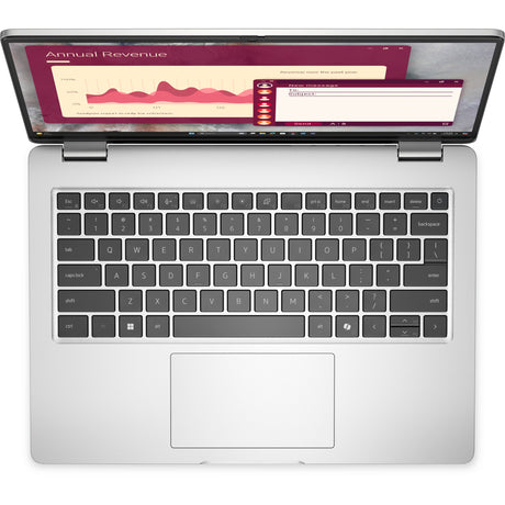 Dell pro 14 pc14250 14 laptop (platina zilver | core ultra 5 235u | intel graphics | 16 gb | 512 gb ssd)