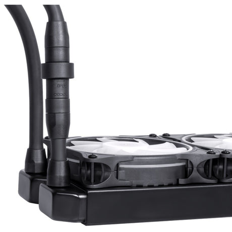 Alphacool eisbär pro aurora 360 chłodzenie wodne (czarny)
