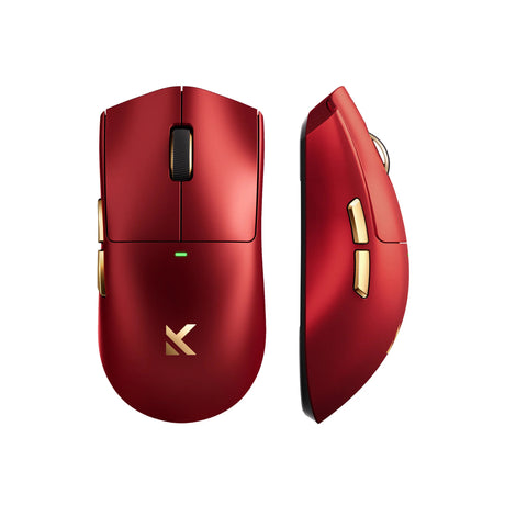 Ultralekka bezprzewodowa mysz do gier Mchose K7 (czerwone złoto, RGB, USB 2,4 GHz, 42 000 dpi)