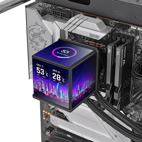 Thermaltake Minecube 360 Ultra Arbb Sync AIO Chłodnica cieczowa Chłodzenie wodne (czarny)