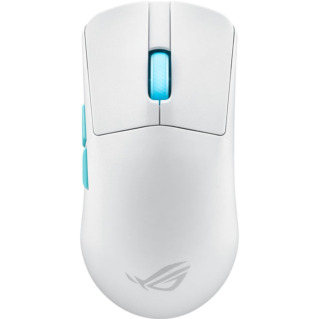 Mysz do gier Asus rog harpe ace aim lab Edition (biała, 100–36 000 dpi, USB 2.0, 2,4 GHz, Bluetooth, diody LED RGB)