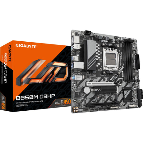 Płyta główna Gigabyte B850m d3hp z gniazdem am5 (raid, gb-lan, dźwięk, µatx)