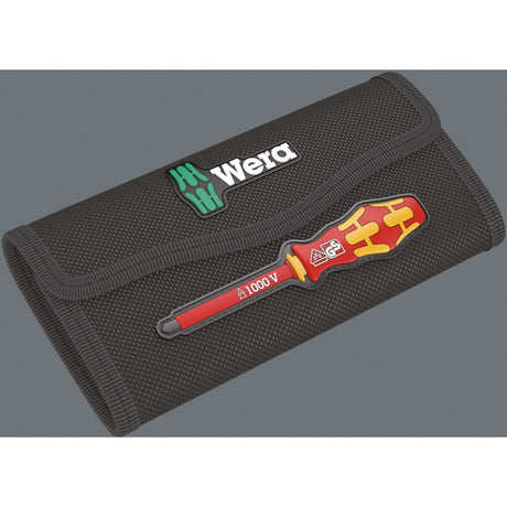 Wera kraftform kompakt vde 16 extra slim 1 śrubokręt do wyszukiwania narzędzi (czerwony żółty, 16 sztuk)