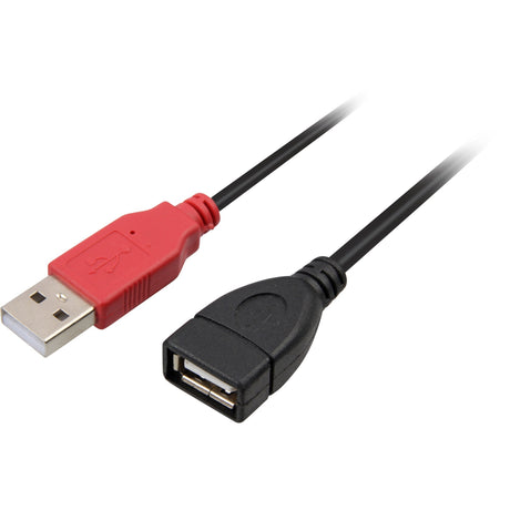 Delock Kabel Y 2x USB-A 2.0 męski > 1 x USB-A 2.0 żeński kabel rozdzielający (czarny czerwony, 0,2 metra)