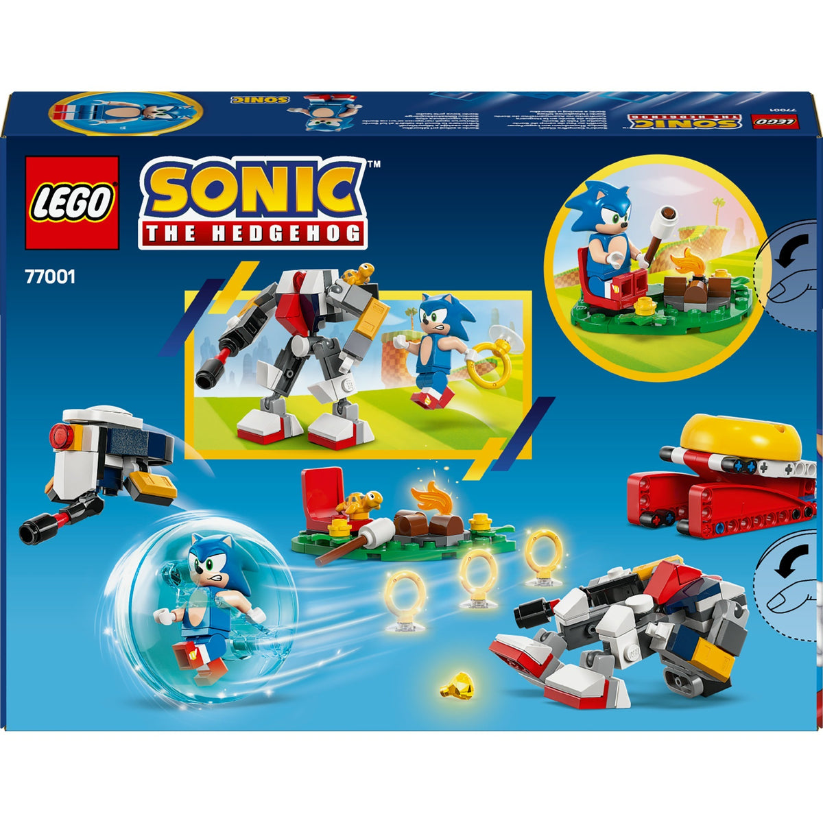 Lego Sonic the Hedgehog 77001 Pojedynek Sonics przy ognisku