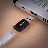 Adaptery Sharkoon officepal USB-C (czarne)
