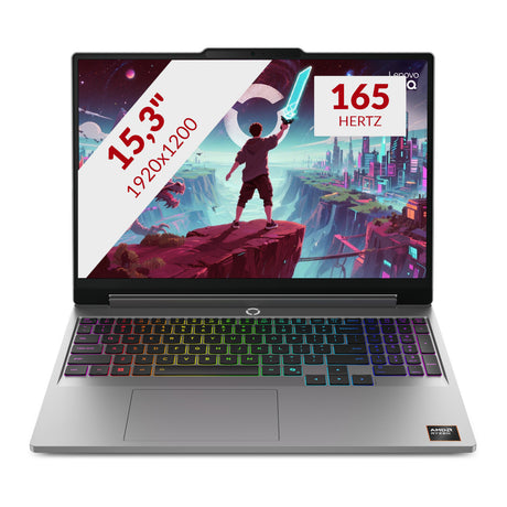 Lenovo loq 15ahp11 (83tn004xmh) 15.3 gaming laptop (grijs | ryzen 7 250 | rtx 5070 | 16 gb | 512 gb ssd)