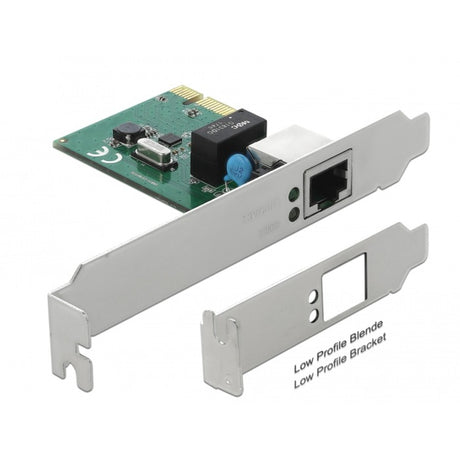 Delock Karta PCIe 1x adapter sieciowy Gigabit LAN