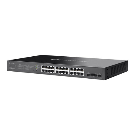Przełącznik inteligentny tp-link omada sg2428lp 28-portowy gigabitowy (czarny, 16x poe+)