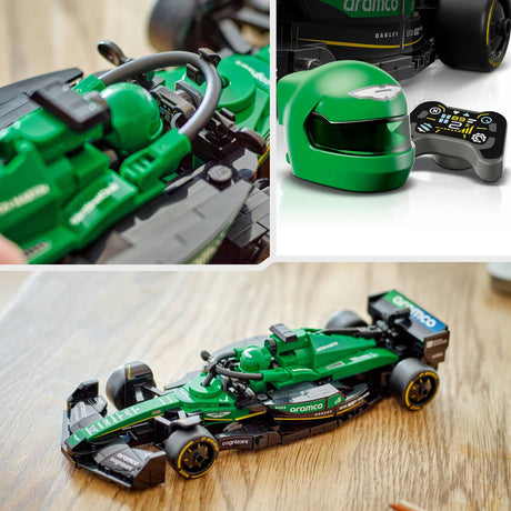 Zestaw Lego Speed Champions Aston Martin Aramco F1 AMR24 Samochód wyścigowy – 77245