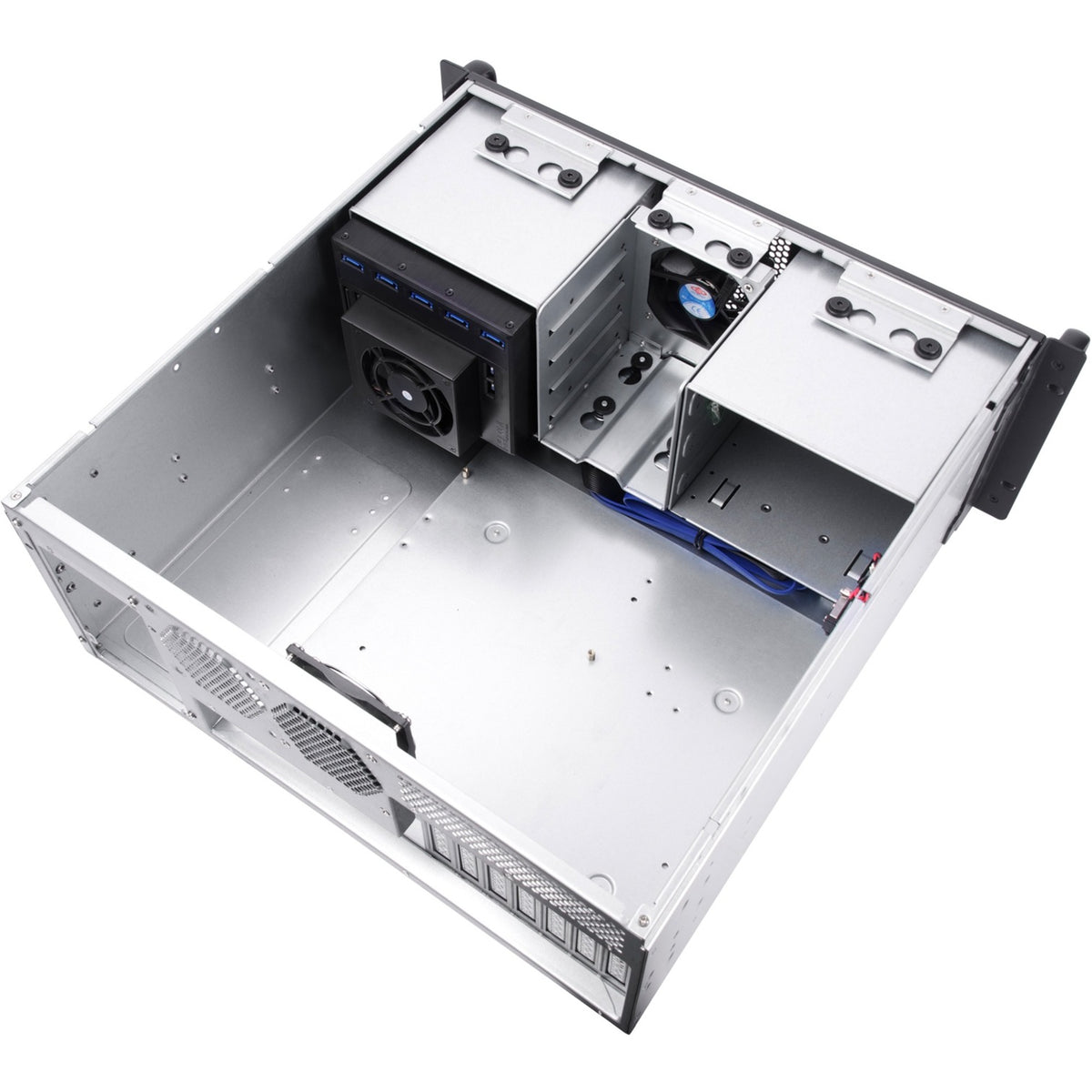 Obudowa rack Silverstone RM41-H08 (czarna | 2x USB-A 3.2 (5 Gbit s))