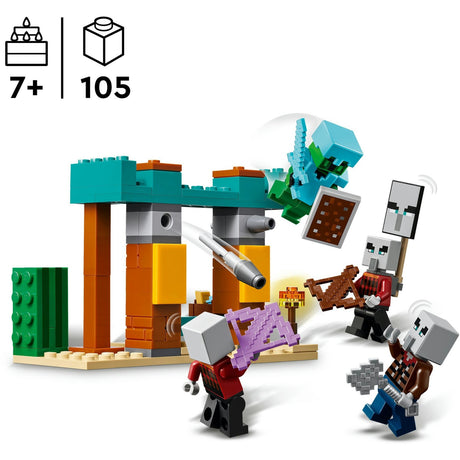 Lego Minecraft Złoczyńcy na pustyni zestaw gier dla dzieci - 21267