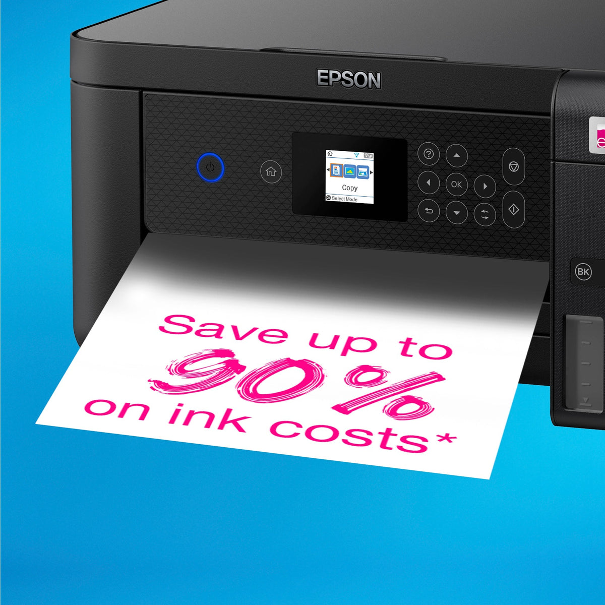 Wielofunkcyjna drukarka atramentowa Epson ecotank et-2850 a4 ze zbiornikiem atramentu (czarny, skanowanie, kopiowanie, Wi-Fi, w tym do 3 lat atramentu)