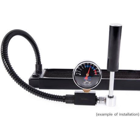 Narzędzie do sprawdzania szczelności Alphacool w zestawie pompa pompa (czarna)