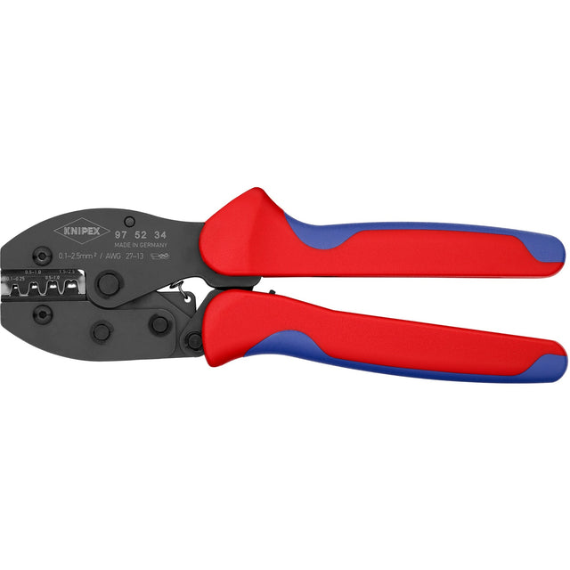 Szczypce do zaciskania precyzyjnego Knipex 975234 (czerwony niebieski)