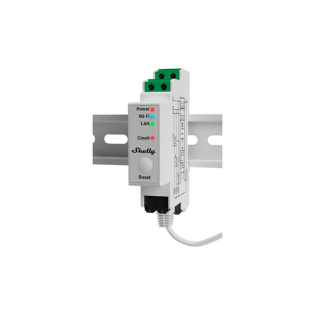 Urządzenie pomiarowe Shelly pro 3em-120a v2 (biały, lan, wifi, bluetooth)