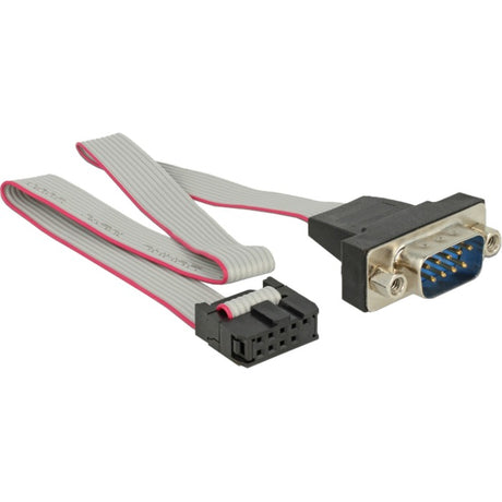 Delock Kabel RS-232 z żeńskim złączem szeregowym do kabla męskiego db9 (szary)