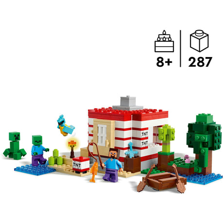 Lego® Minecraft® Dom w dżungli TNT, zestaw gier wideo – 21275