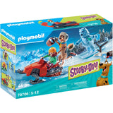 Playmobil Scooby Doo! - przygoda z zabawkami konstrukcyjnymi z duchami śniegu (70706)