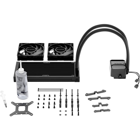 Bądź cicho! Silent Loop 3 240 chłodzenie wodne (czarny, 4-pin PWM)