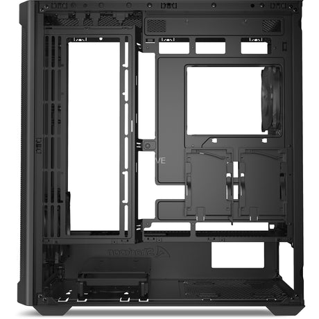 Sharkoon ak4 rgb strip obudowa midi tower (czarna | 2x usb-a | 1x usb-c | rgb)