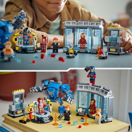 Lego Marvel Laboratorium Iron Mana: zestaw zbrojowni – 76315