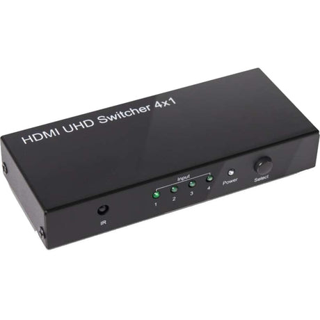 Adapter 4-portowy Club 3D HDMI 2.0 UHD Switchbox (czarny, CSV-1370)