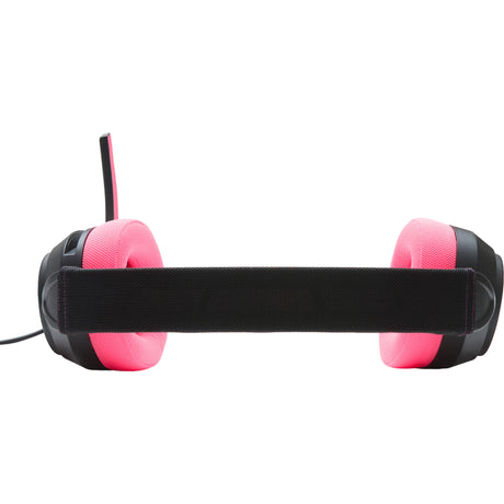 Przewodowy zestaw słuchawkowy do gier Powera Lucidsound LS10 — nauszny zestaw słuchawkowy do gier z logo Midnight (czarny różowy, Playstation 5, Playstation 4, Xbox Series X|s, Xbox One, PC, telefon komórkowy)