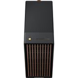 Obudowa North Midi Tower o konstrukcji fraktalnej (kolor czarnego drewna | 2x USB-A | 1x USB-C | szkło hartowane)