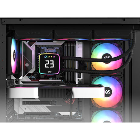 Chłodzenie wodne Xyz PC Gear Aquapulse Aio 360 (czarny, argb, pwm)