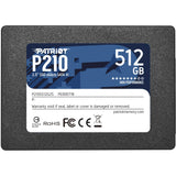Patriot p210, 512 GB SSD (czarny, p210s512g25, sata iii)