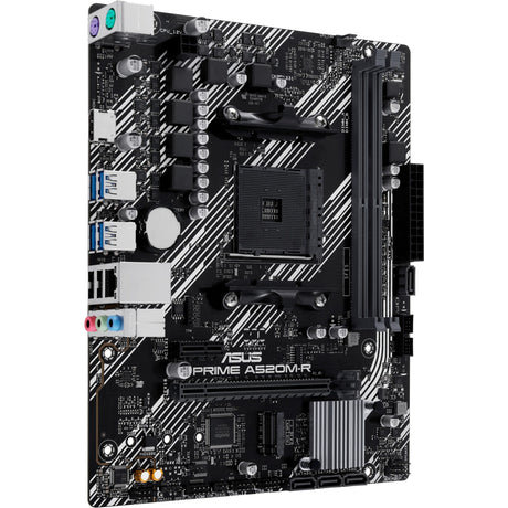 Płyta główna Asus Prime A520M-R z gniazdem AM4 (RAID, GB-LAN, dźwięk, µATX)