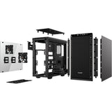 Bądź cicho! Obudowa midi tower pure base 600 window (czarna | 2x USB-A | szkło hartowane)